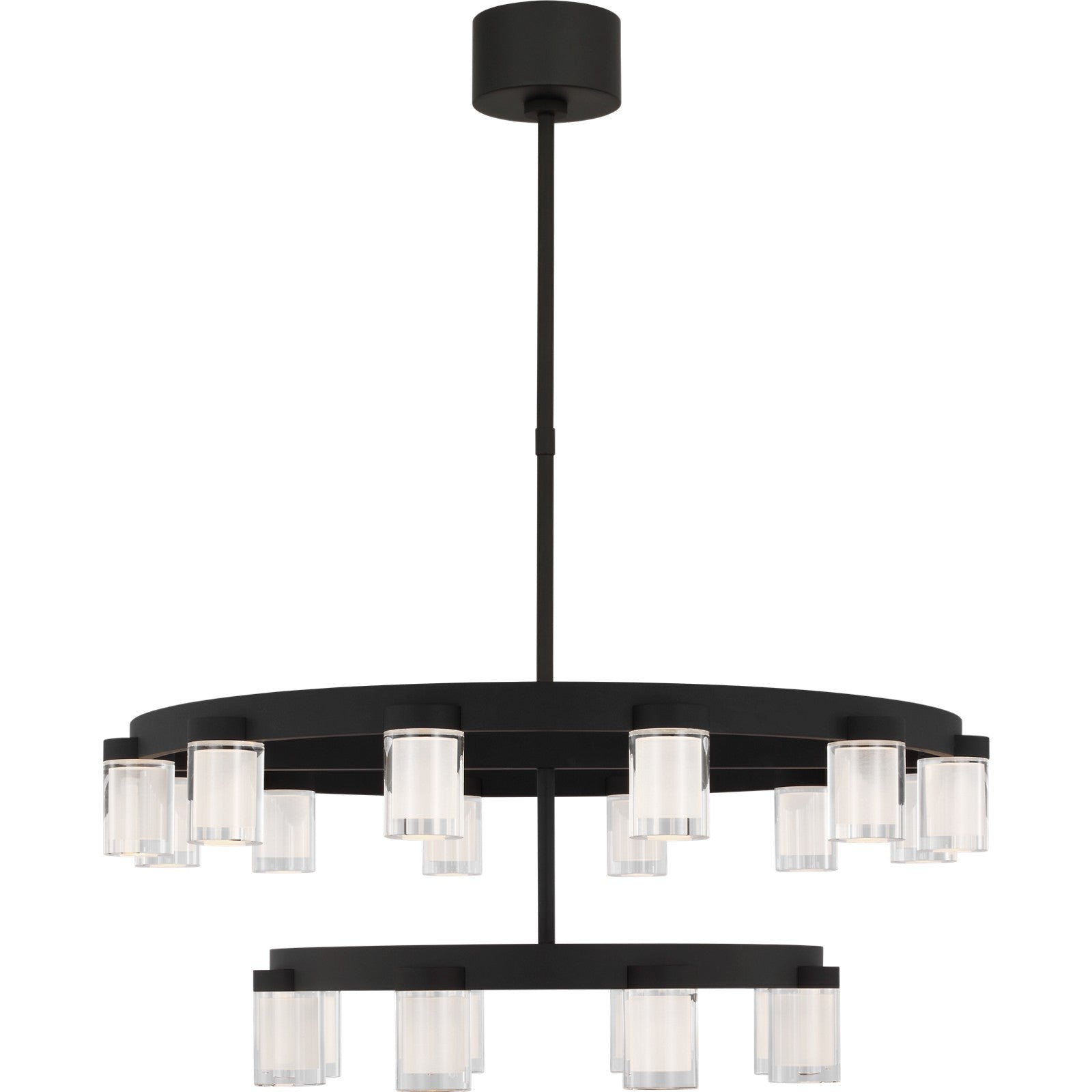 Esfera Two Tier Medium Chandelier - Visual Comfort Modern 1