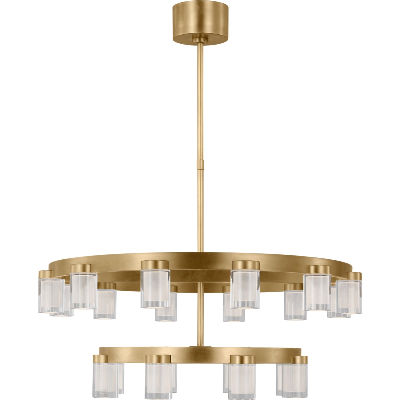 Esfera Two Tier Medium Chandelier - Visual Comfort Modern 4
