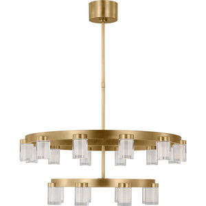 Esfera Two Tier Medium Chandelier - Visual Comfort Modern 4