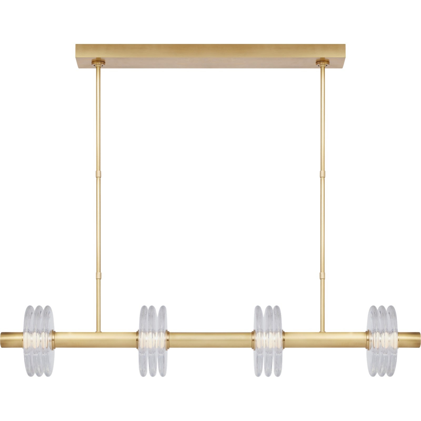 Laurel Large Linear Chandelier - Visual Comfort Modern 2