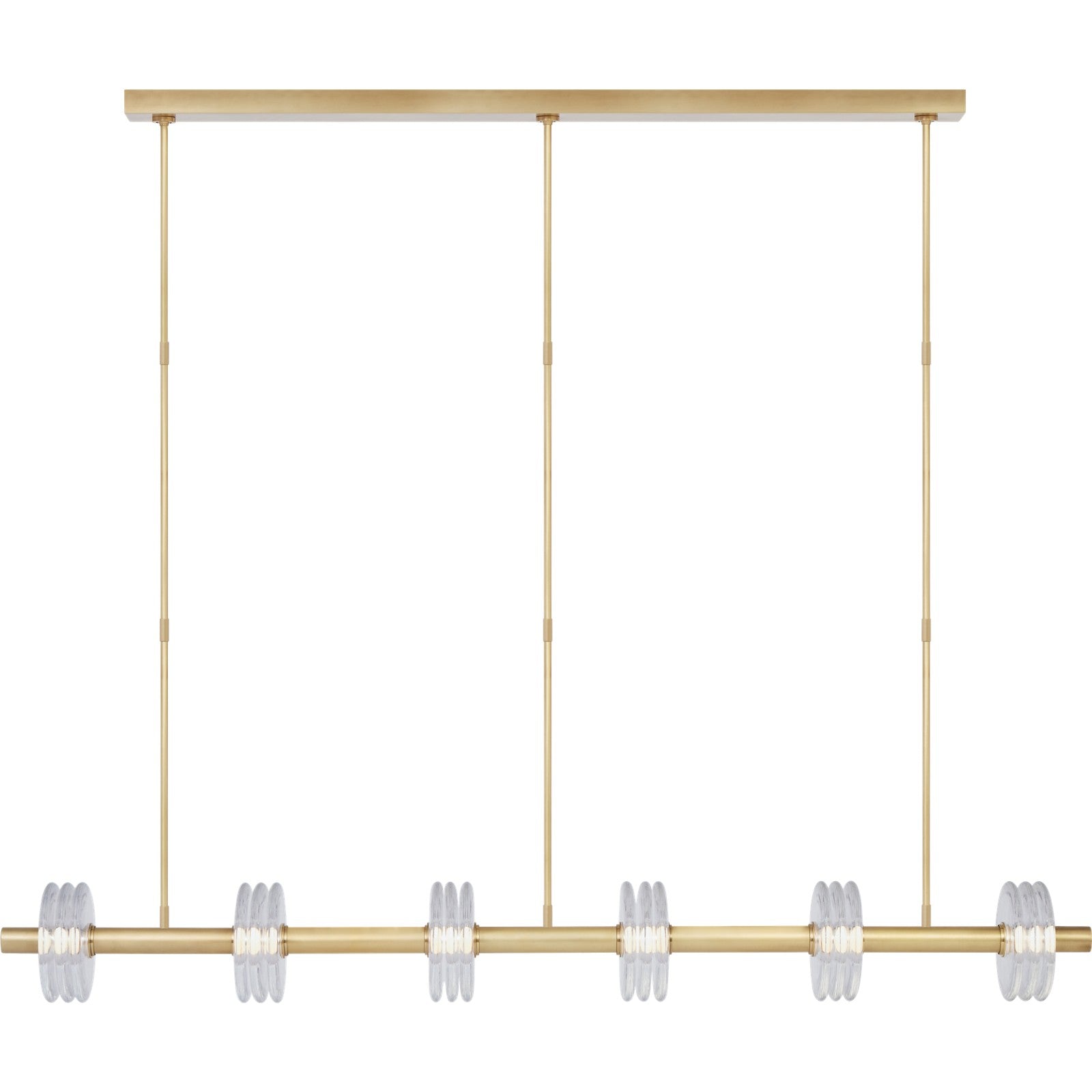 Laurel X-Large Linear Chandelier - Visual Comfort Modern 1