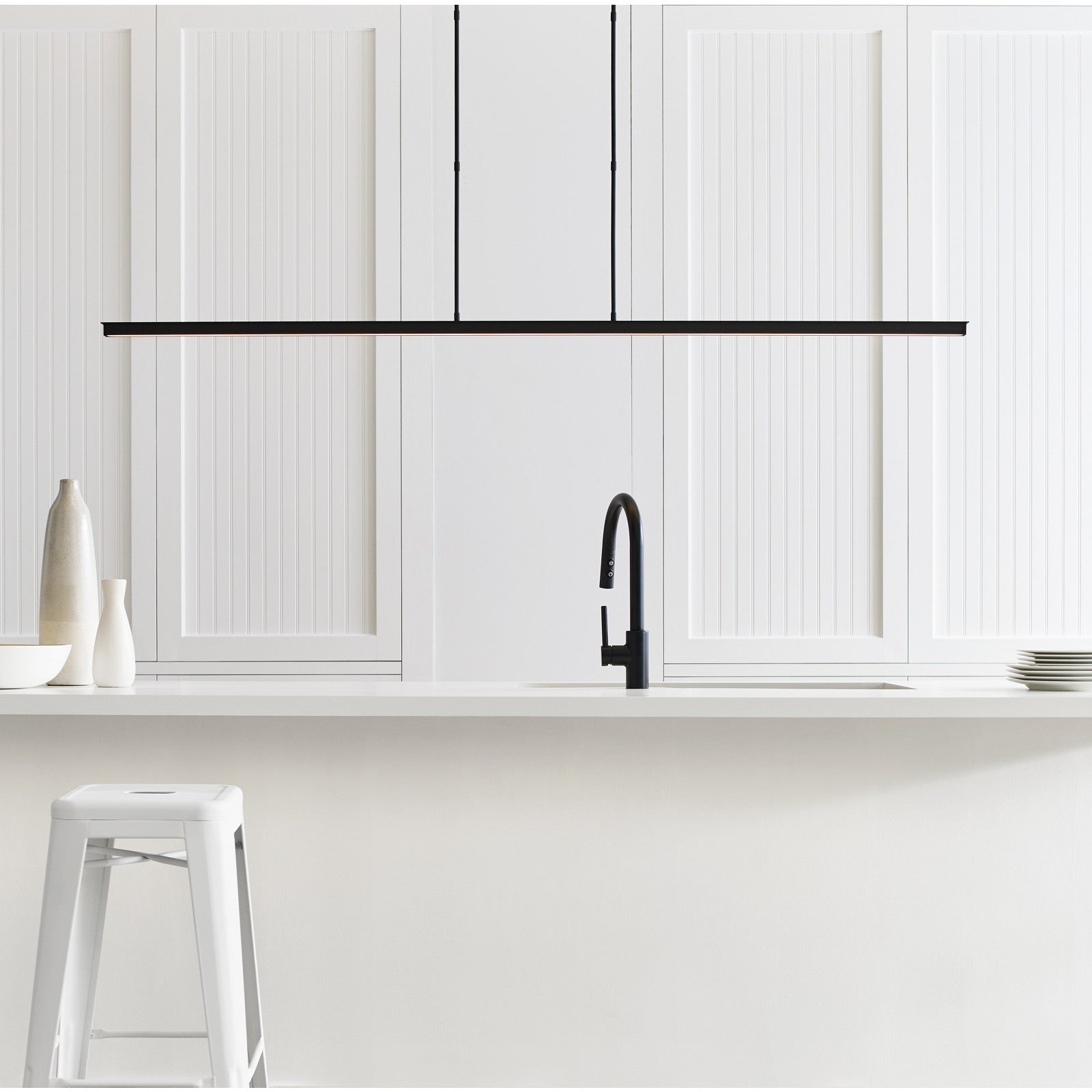 Stagger 72 Linear Suspension - Visual Comfort Modern 9
