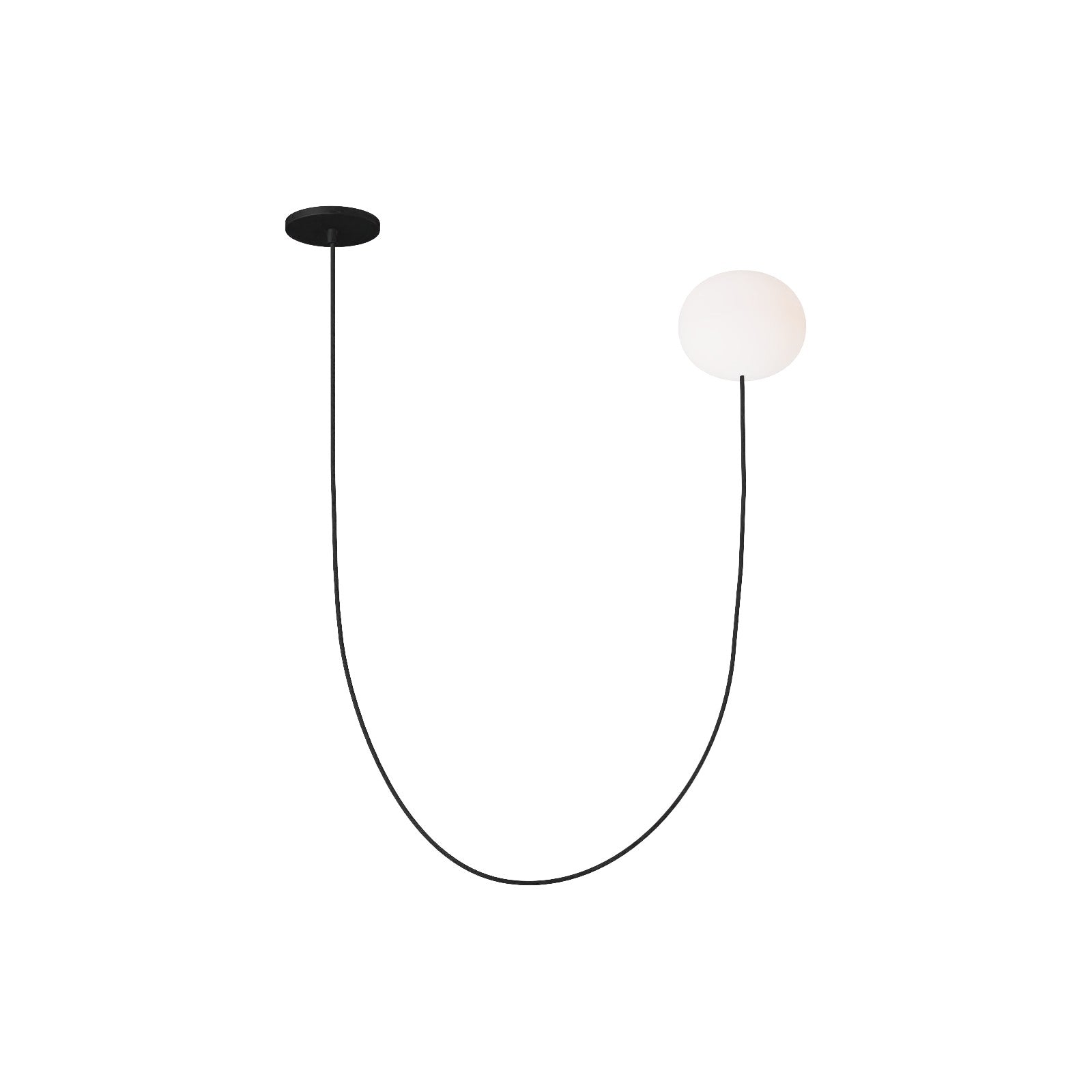 Helium Small 1-Light Chandelier - Visual Comfort Modern 1