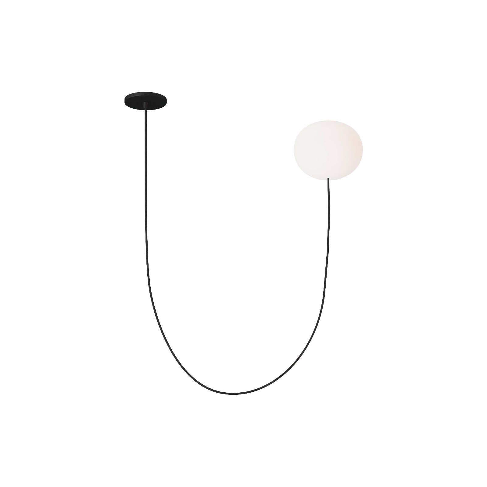 Helium Medium 1-Light Chandelier - Visual Comfort Modern 1