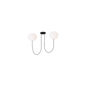 Helium Medium 2 Light Chandelier - Visual Comfort Modern 1