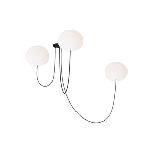 Helium Large 3-Light Chandelier - Visual Comfort Modern 1