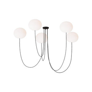 Helium Large 5-Light Chandelier - Visual Comfort Modern 1