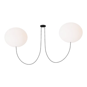 Helium X-Large 2-Light Chandelier - Visual Comfort Modern 1