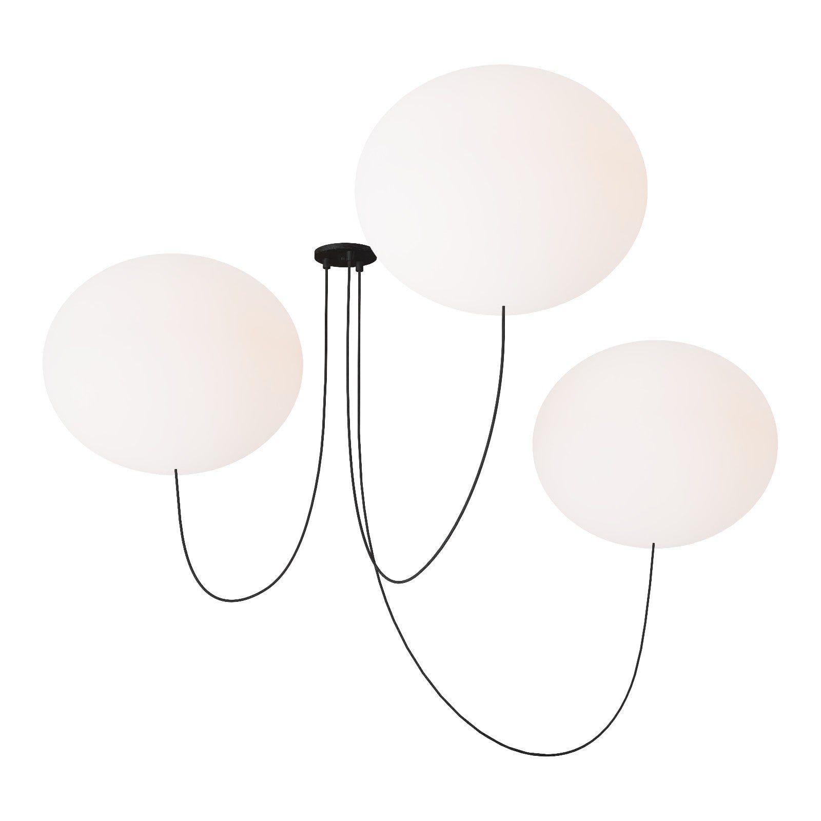 Helium X-Large 3-Light Chandelier - Visual Comfort Modern 1