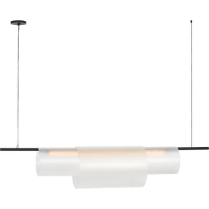 Trace 60 Double Linear Chandelier - Visual Comfort Modern 1
