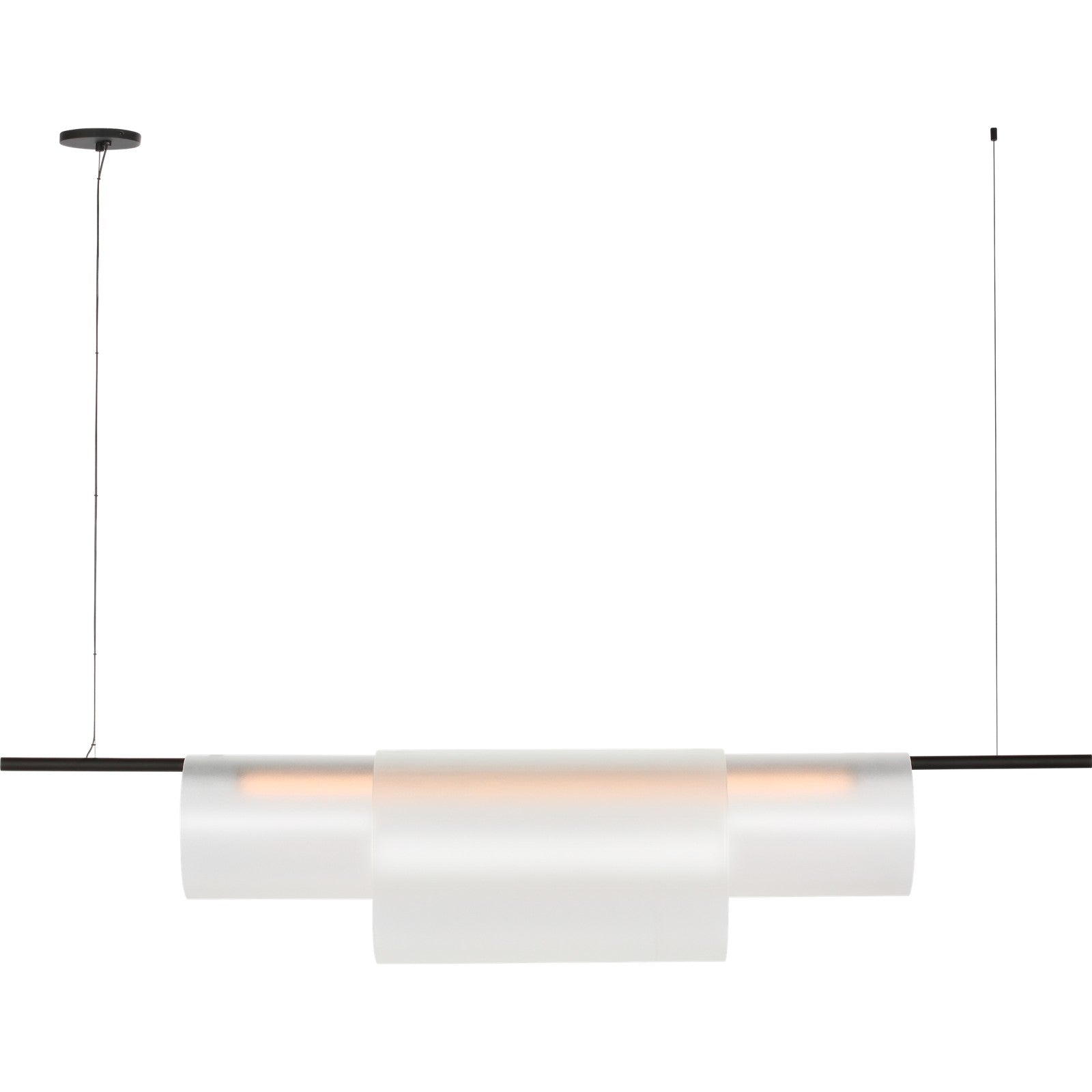 Trace 60 Double Linear Chandelier - Visual Comfort Modern 4