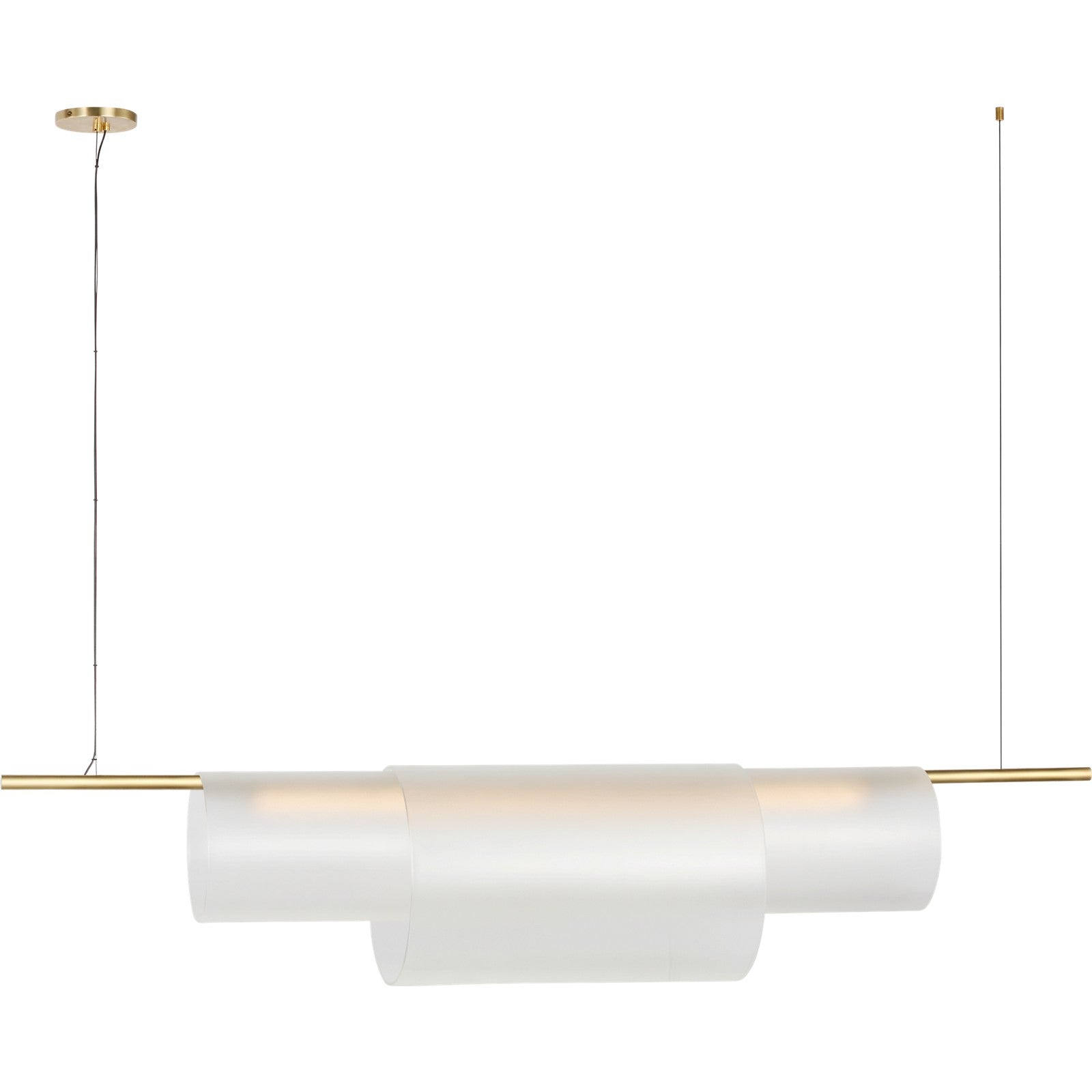 Trace 60 Double Linear Chandelier - Visual Comfort Modern 5