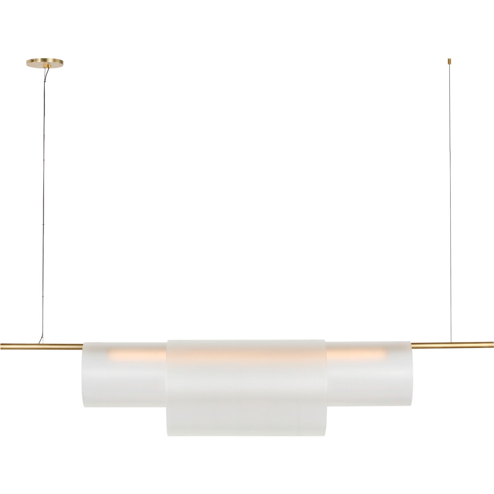 Trace 60 Double Linear Chandelier - Visual Comfort Modern 8