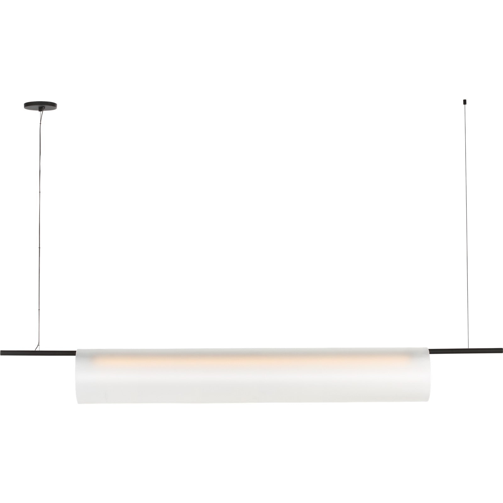 Trace 72 Single Linear Chandelier - Visual Comfort Modern 1
