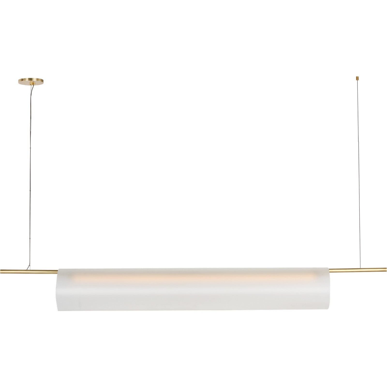 Trace 72 Single Linear Chandelier - Visual Comfort Modern 6