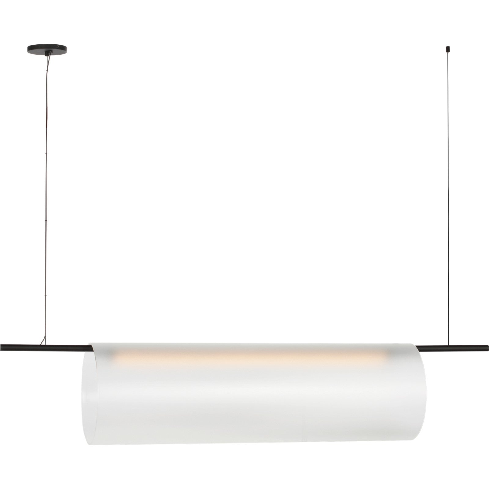 Trace 60 Single Linear Chandelier - Visual Comfort Modern 1