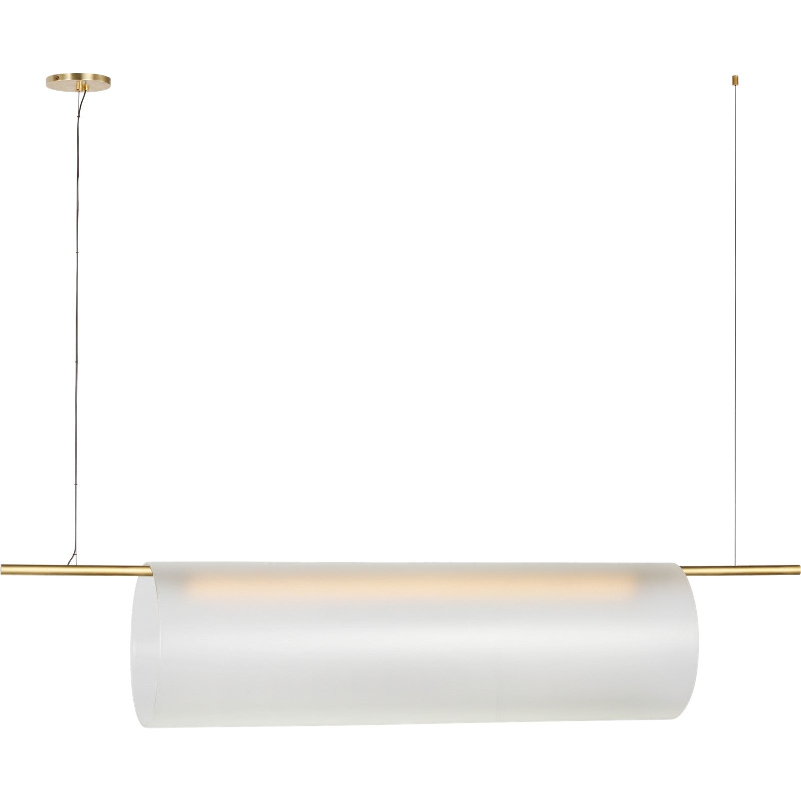 Trace 60 Single Linear Chandelier - Visual Comfort Modern 5
