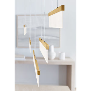 Sweep Linear Chandelier - Visual Comfort Modern 12