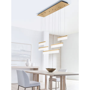 Sweep Linear Chandelier - Visual Comfort Modern 10