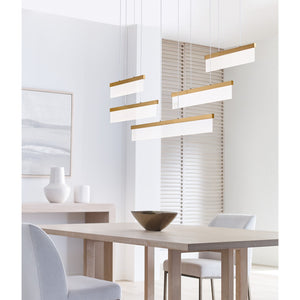 Sweep Linear Chandelier - Visual Comfort Modern 16