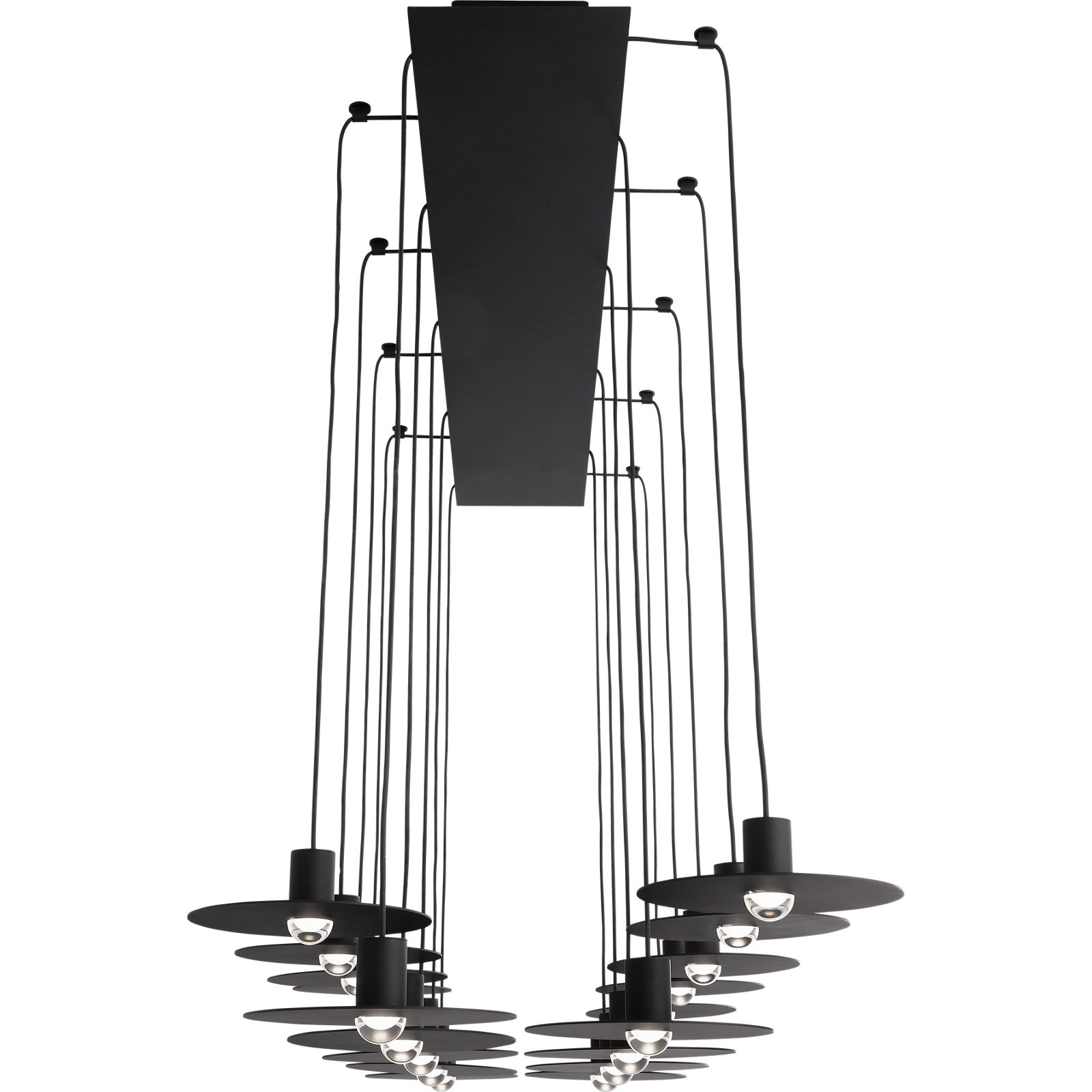 Eaves 18-Light Chandelier - Visual Comfort Modern 4