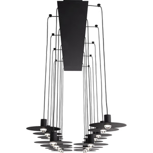 Eaves 18-Light Chandelier - Visual Comfort Modern 4
