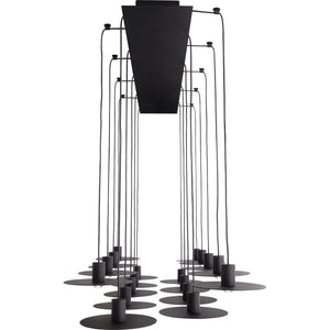 Eaves 18-Light Chandelier - Visual Comfort Modern 3