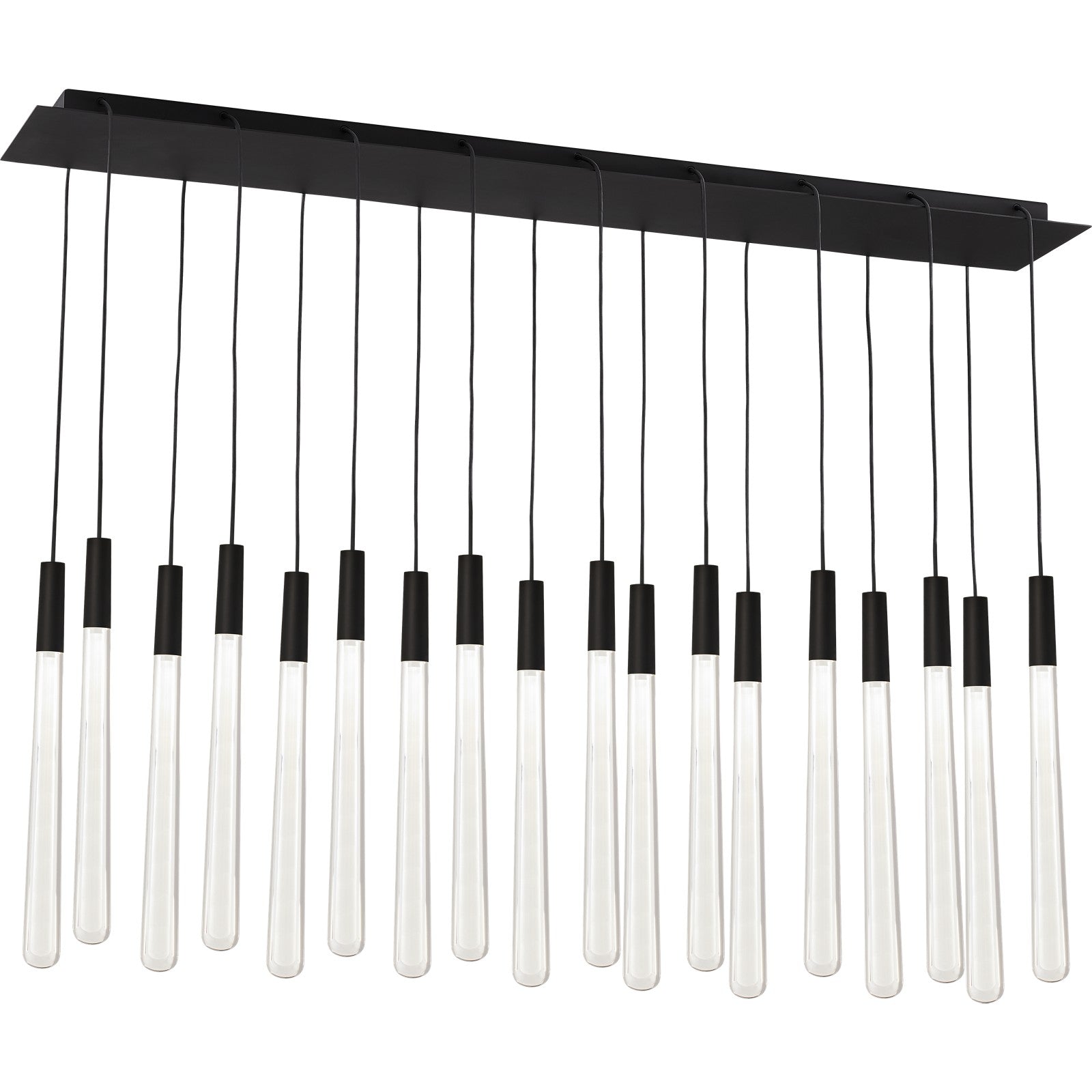 Pylon Crystal 18-Light Chandelier - Visual Comfort Modern 1