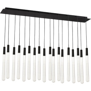 Pylon Crystal 18-Light Chandelier - Visual Comfort Modern 1