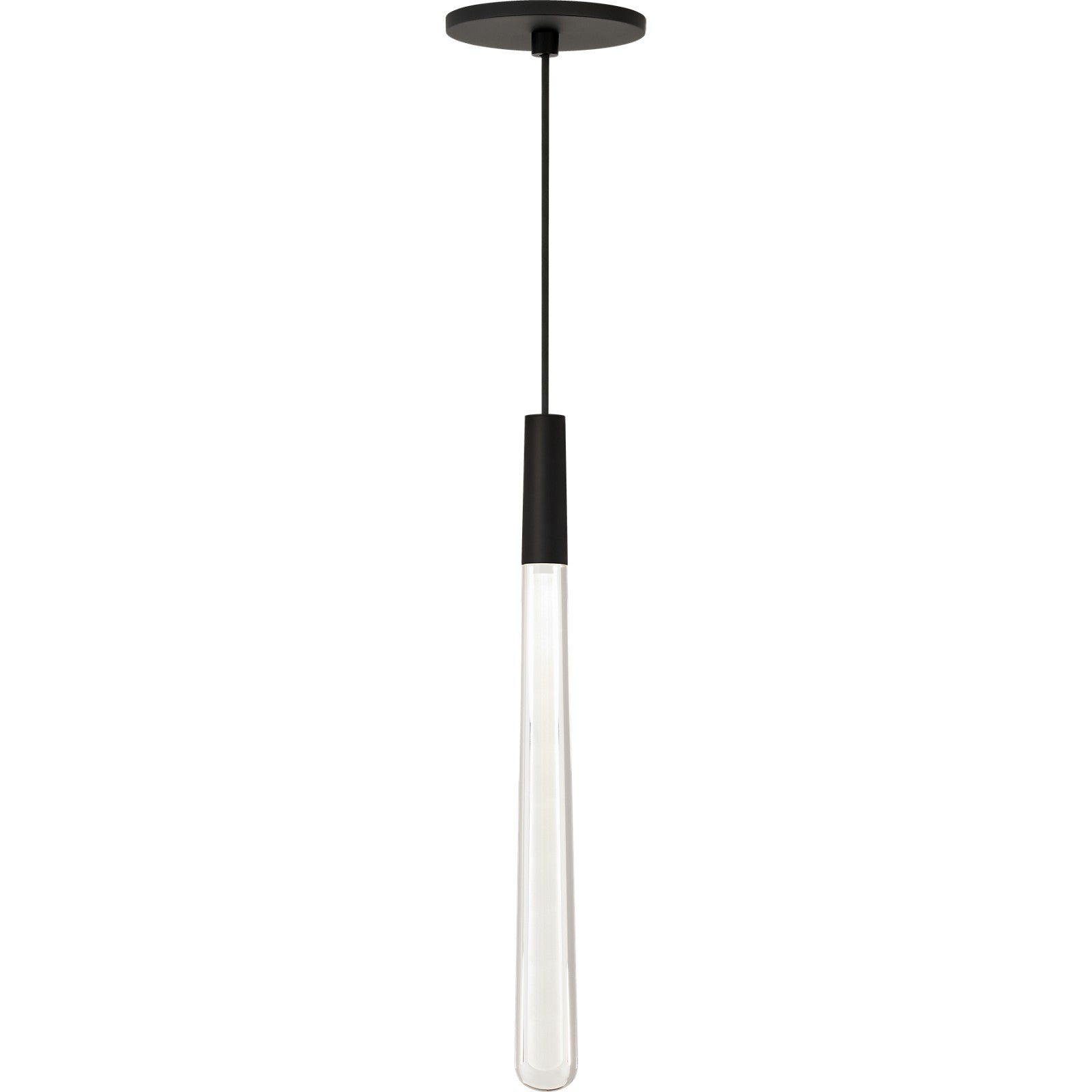 Pylon Crystal 1-Light Pendant - Visual Comfort Modern 2