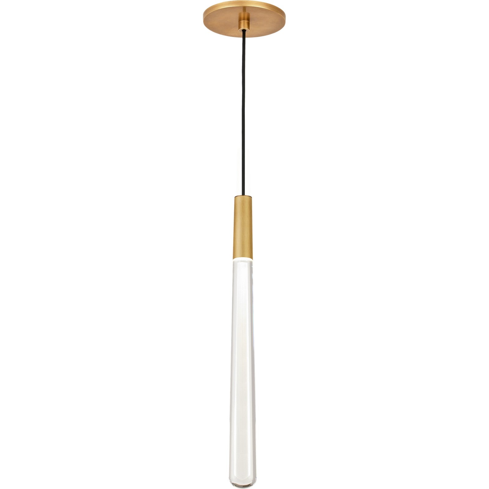 Pylon Crystal 1-Light Pendant - Visual Comfort Modern 11