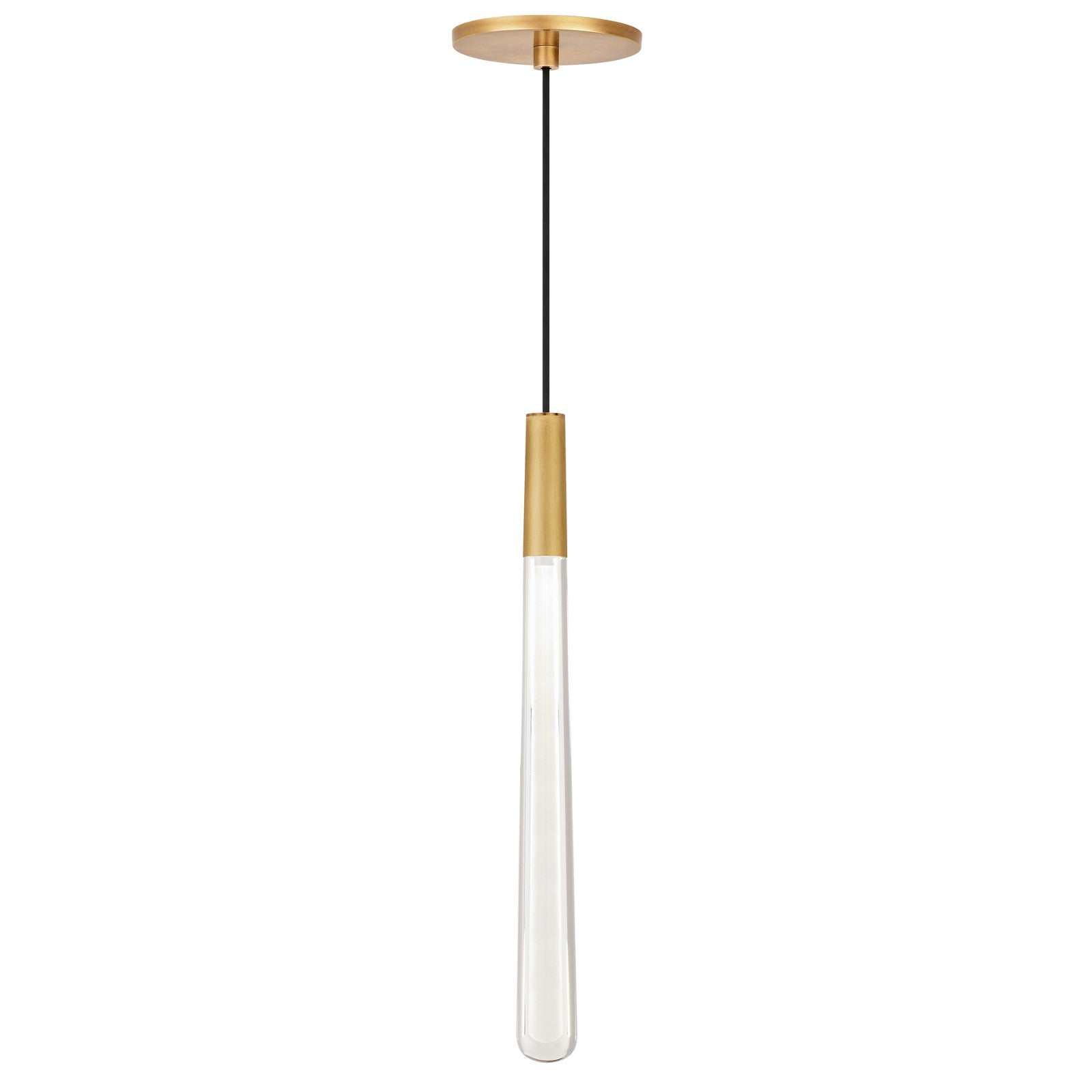 Pylon Crystal 1-Light Pendant - Visual Comfort Modern 8