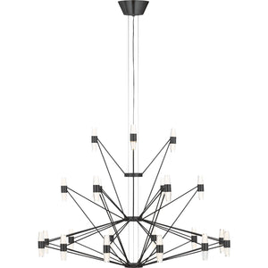 Lassell Three Tier Tall X-Large Chandelier - Visual Comfort Modern 1