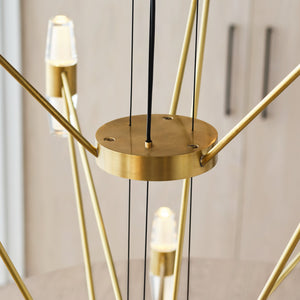 Lassell Three Tier Tall X-Large Chandelier - Visual Comfort Modern 13