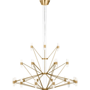 Lassell Three Tier Tall X-Large Chandelier - Visual Comfort Modern 4