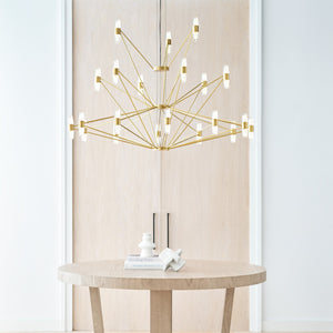 Lassell Three Tier Tall X-Large Chandelier - Visual Comfort Modern 7