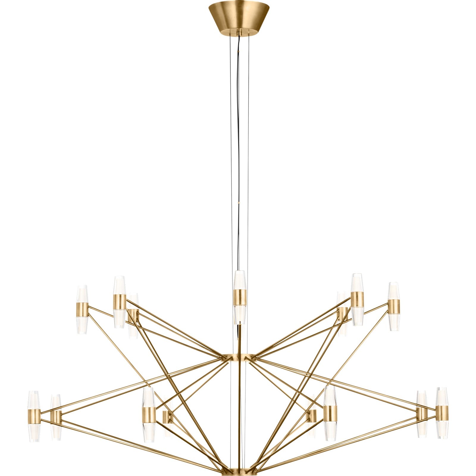 Lassell Two Tier X-Large Chandelier - Visual Comfort Modern 4