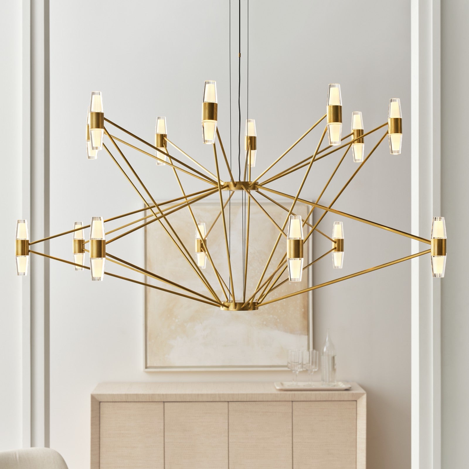 Lassell Two Tier X-Large Chandelier - Visual Comfort Modern 7