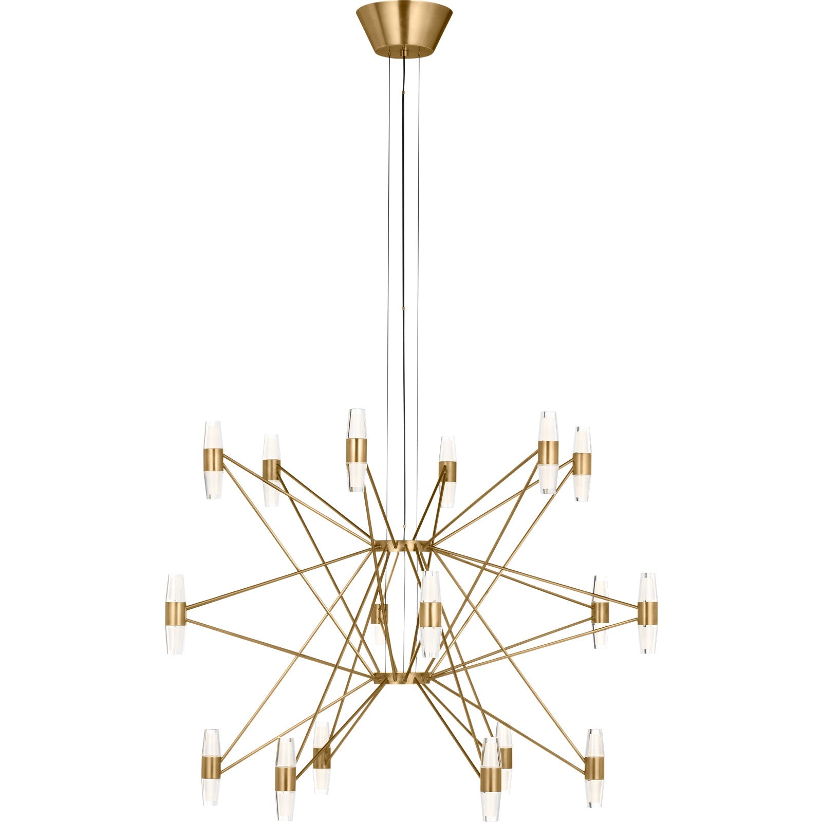 Lassell Three Tier X-Large Chandelier - Visual Comfort Modern 8