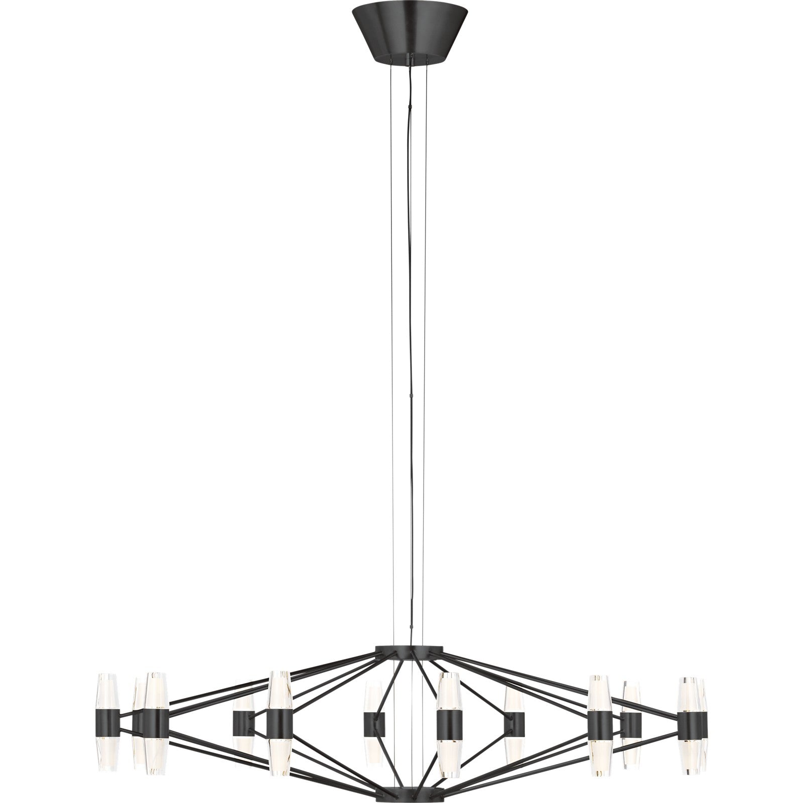 Lassell Large Chandelier - Visual Comfort Modern 4