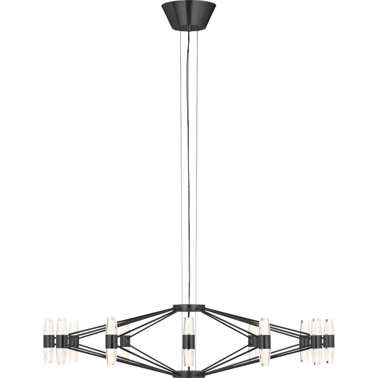 Lassell Large Chandelier - Visual Comfort Modern 1