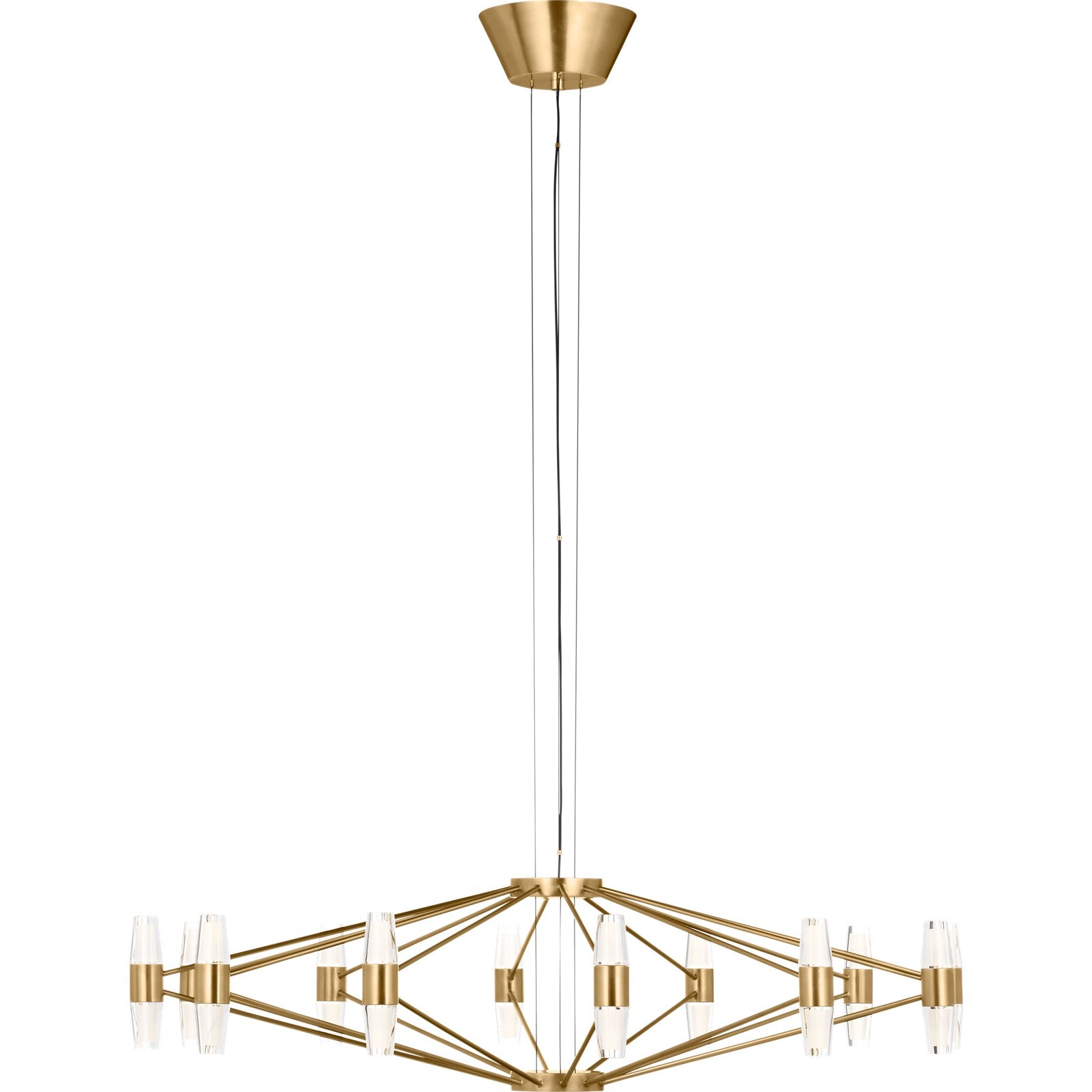 Lassell Large Chandelier - Visual Comfort Modern 8