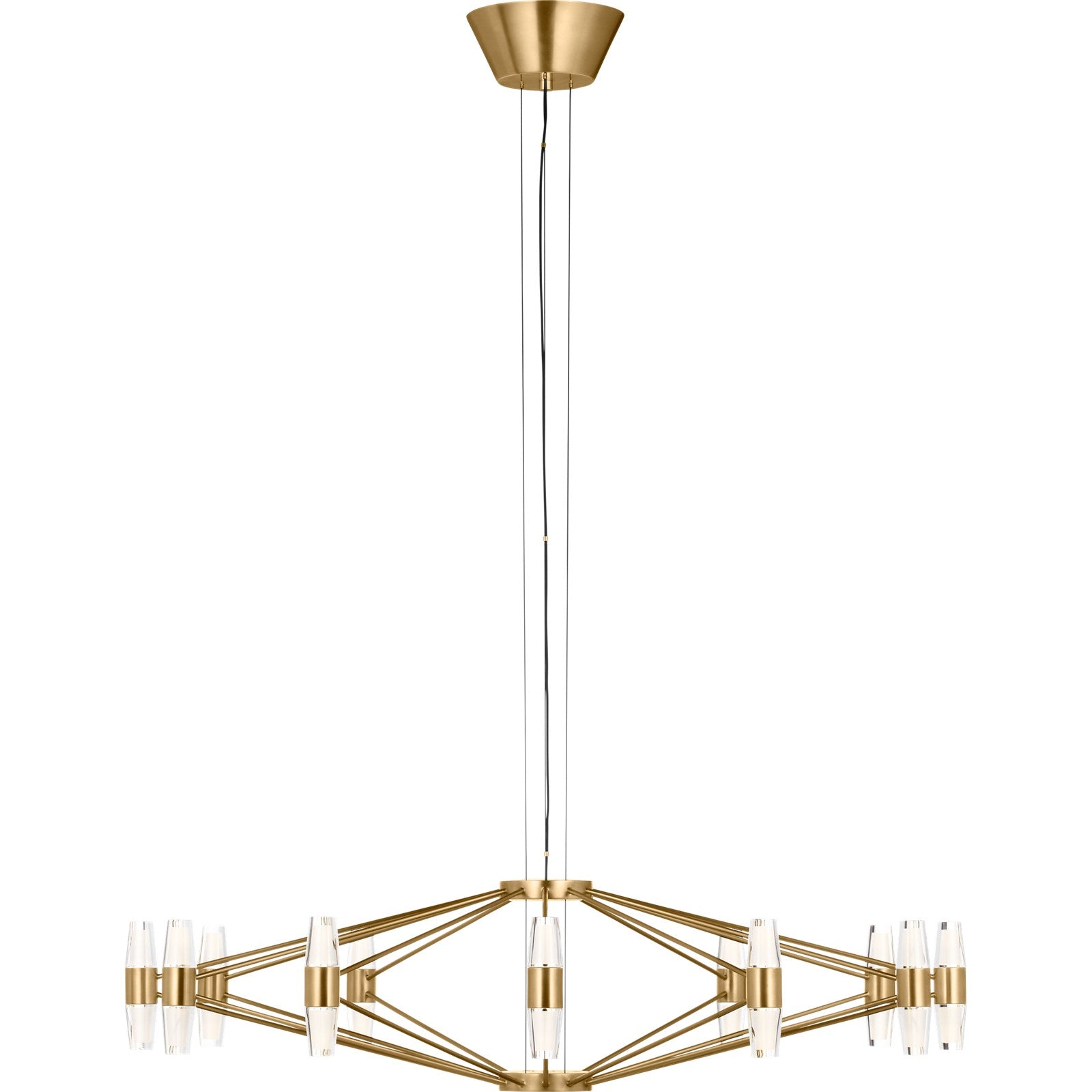 Lassell Large Chandelier - Visual Comfort Modern 5