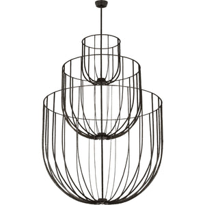 Sanchi Grande Three Tier Chandelier - Visual Comfort Modern 1
