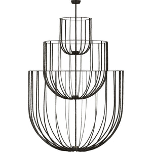 Sanchi Grande Three Tier Chandelier - Visual Comfort Modern 3