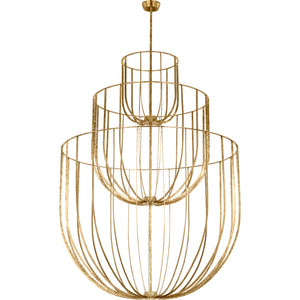 Sanchi Grande Three Tier Chandelier - Visual Comfort Modern 5