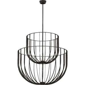 Sanchi Large Two Tier Chandelier - Visual Comfort Modern 1