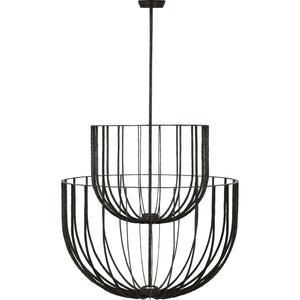 Sanchi Large Two Tier Chandelier - Visual Comfort Modern 4