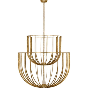Sanchi Large Two Tier Chandelier - Visual Comfort Modern 10