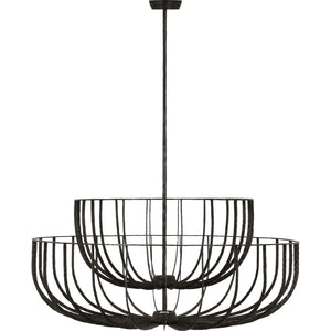 Sanchi X-Large Two Tier Chandelier - Visual Comfort Modern 5